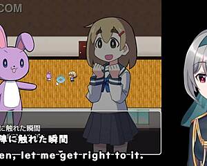 Small-titted Magic Girl Akari in crossdressing hentai game