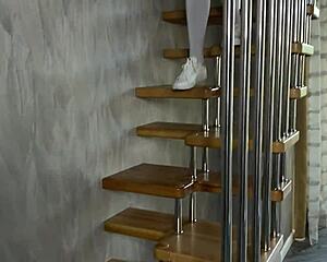 Russian Star Takes on Double Penetration with Intense Creampie Finish