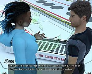 red haired step sister bathes in the shower