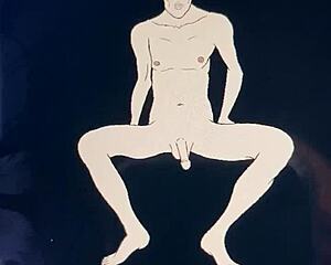 Look at that massive penis in the anime hentai cartoon babe!