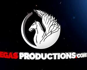 Pegas Productions presents Quebec threesome, clothes ripped in group fun