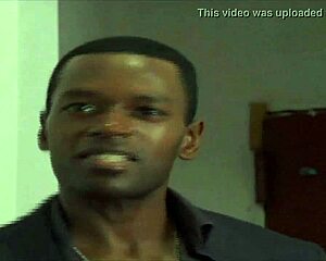 Hey, big titted ebony, why strut naked on movie set?