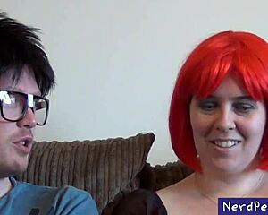 Black Booty Girl Strips Aggressively and Blows Cock