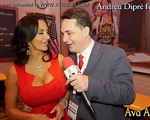 Ava Addams Teases with Her Boobs for Andrea Diprè in Sultry Display.