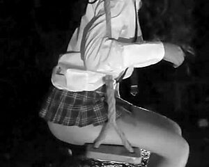 How Does Hazel Haze Handle Wild Anal Swing Fucking?