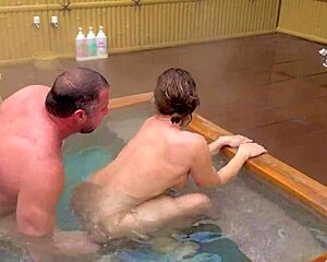 Hot homemade sex in private exotic bath for lovers
