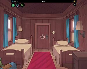 Anime Girl Licks Big Ass in Cartoon Masturbation Scene