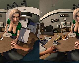 visiting sweet aunt-in-law marge in wild vr doggystyle!