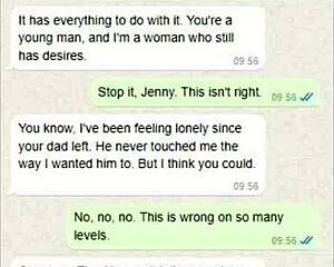 My accidental WhatsApp cock send to my stepmom's phone