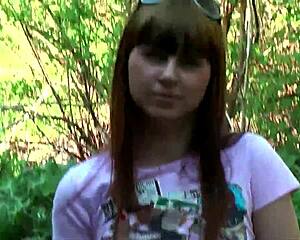 a compilation of perfect european cuties, both old and young 18+, flashing naked tits and pussies outdoors in public