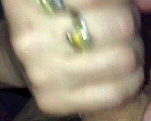 Slo-Mo Blowjob with Intense Cumshot from Fat Couple in Detailed Action