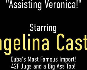 Veronica's thick and juicy assets in action