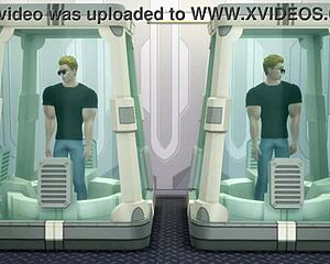 Johnny Bravo Fucks His Clone in Wild Action