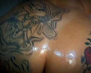 Hot Mommy Lets Him Oil Her Ass!