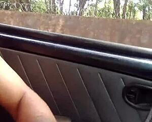 Soloboy engages in outdoor masturbation session under the sun, building to climax