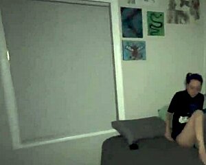 i caught my brother sniffing my vibrator while i slept in my tight bed