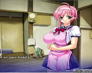 in apartment of love ep 13, the cartoon anime hentai characters get drained in sensual scenes.