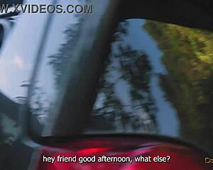 Nympho Fucks Her Lover And Mechanic In Public