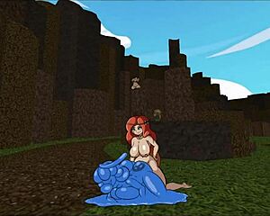 Wild Slooter Hentai Game Ep 1 - Futanari Barbarian Heroine Fucks Monster Girls to Save the Day