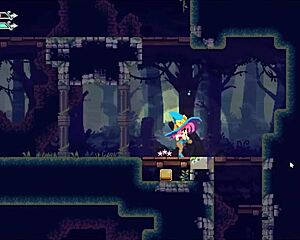 yo, flip witch pixel hentai game ep 2 has a huge sextoy for that big monster girl! 🎮