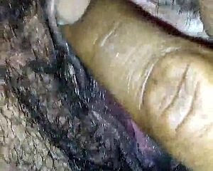 Magan Creams Pussy on Fingers and Face