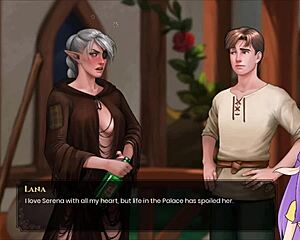 what a legend part 13 features a naked elf having fun in the bath.