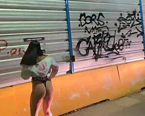 Teen Gets Naked In Public Street And Friends' House