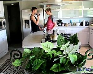 Big Penis Twink's First Gay Fuck In China Home