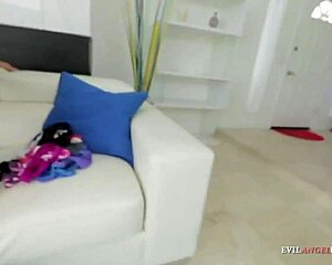 Intense Panty Tease POV with Brunette Babe