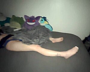i caught my brother sniffing my vibrator while i slept in my tight bed