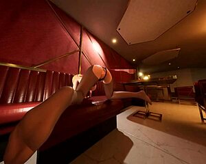 Emilia's Playroom hentai game gets wild with public beach and pool banging.