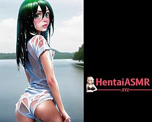 Froggy Anime Sluts Masturbate In Bikinis.