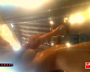Mexi babe gets wet and wild in solo scene