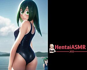 Froggy Anime Sluts Masturbate In Bikinis.