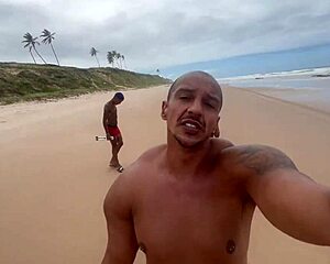 Having an orgy on the nudist beach with beautiful African teens.