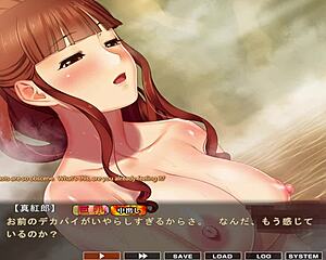 Maid-San in Boin Game Hozuki Scene 4, Damn, Those Big Tits!