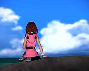 Just chilling with Kingdom Hearts in wild 3D hentai vibes