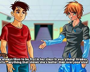 Rich uni days with a principal mistress - Animated