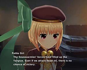 i'm watching magicami koihime muso collab featuring intense 3some cowgirl riding scenes with anime hentai characters