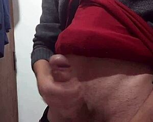 Watch me jerk off with clothes on!