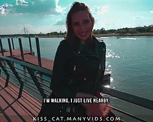 Don't Cum Inside Milf After Condom Slip in Public Pickup!