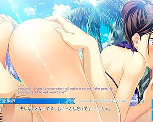 Me and my girlfriend in resort scene ten