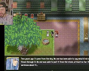 I-I regret playing this RPG game, Roundscape Adorevia, with its big tits and hardcore scenes.