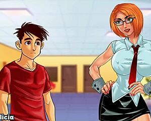Rich uni days with a principal mistress - Animated