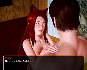 Monster cock fucks small tits in family scene!