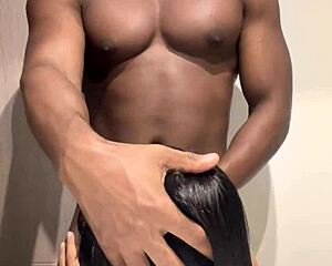 Quick Bathroom Fuck with Big Cock