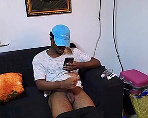 Fine ass petite babe spies on neighbor masturbating