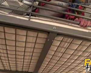 Cute teen girl deepthroats older owner