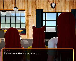 Monster cock fucks small tits in family scene!