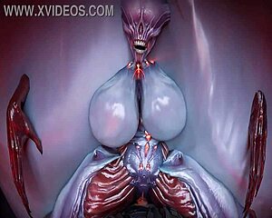 Dasharky3d's evil sorceress summons a monster
